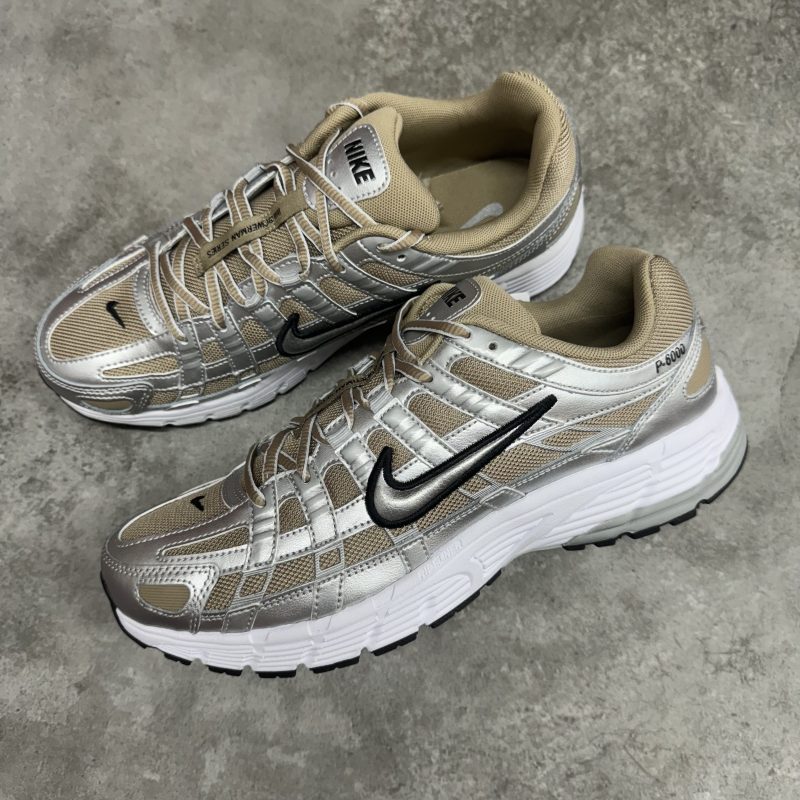 Nike P-6000 - Khaki Metallic Silver