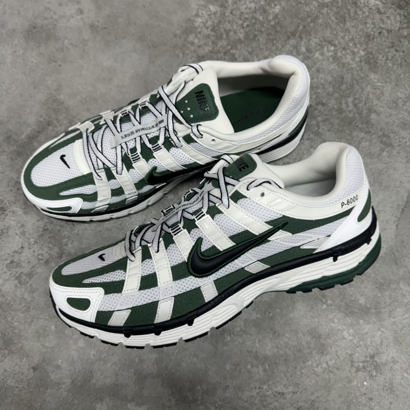 Nike P-6000 - White Black Fir Green