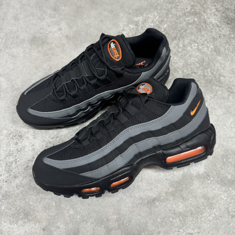 Nike Air Max 95 - Black Grey Safety Orange
